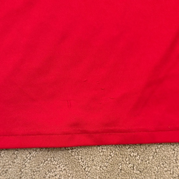 Under Armour Kids Red Long Sleeve Shirt - Picture 5 of 5